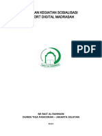 Laporan Kegiatan Sosialisasi Raport Digital Madrasah