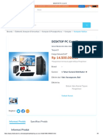 DESKTOP PC Core I5