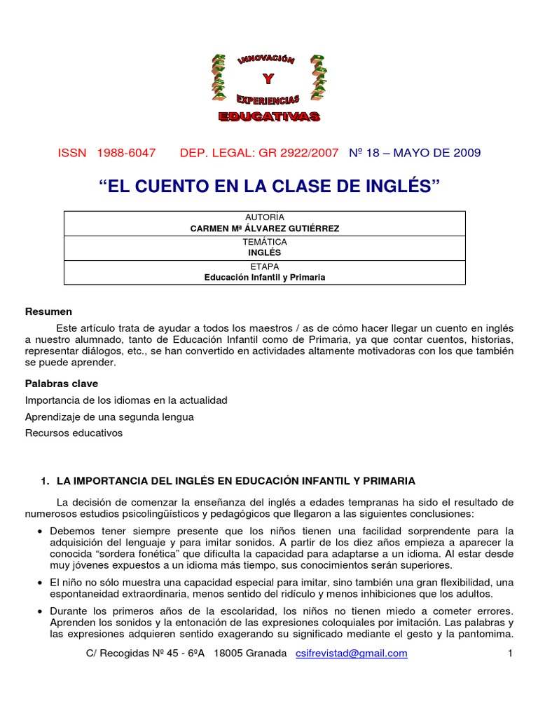 Carmen Maria - Alvarez - Gutierrez01 | PDF | Aprendizaje | Educación de ...