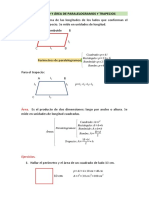 Perímetro y Área de Paralelogramos y Trapecios