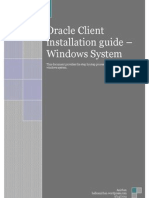 Oracle Client Installation Guide Windows