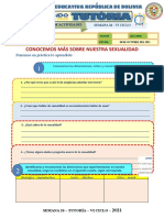 TUTORIA ACTIVIDAD - VI CICLO Semana 26