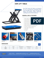 TUFF Static Scissor Lift Tables