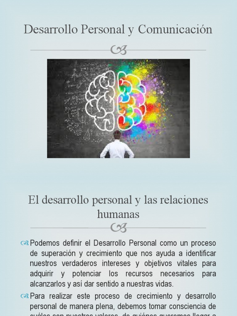 Desarrollo Personal y Comunicación Efectiva | PDF | Desarrollo personal ...