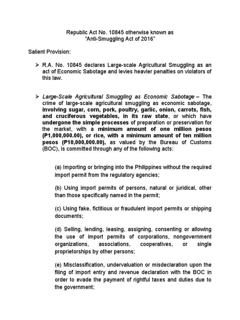 RA 10845 and Definition of Terms PDF