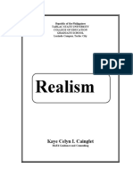 Written Report, Realism, Kaye Celyn Cainglet