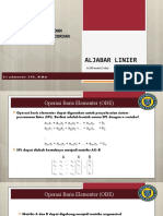 Alin Pertemuan 6 - Eliminasi Gauss