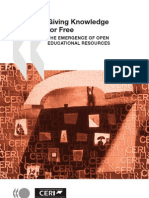 Giving Knowledge for Free: The Emergence of Open Educational Resources