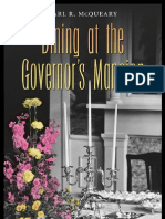 Dining at The Governor's Mansion