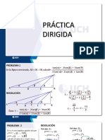 Práctica dirigida de problemas de trigonometría