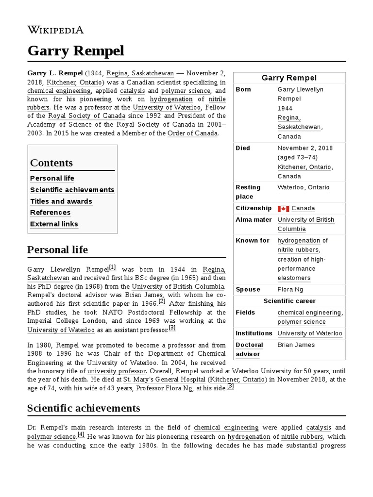 Garry Rempel | PDF