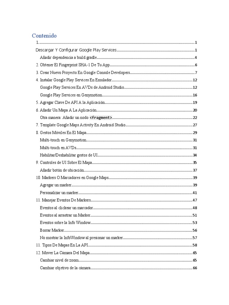 Guía para Integrar Google Maps en Android | PDF | Android (sistema ...