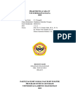 Praktikum Acara IV Statistik