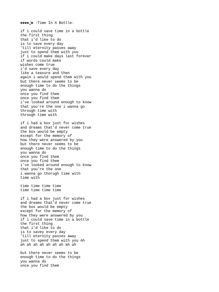 05.포레스텔라 Time in a Bottle PDF