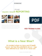 Near Miss Reporting - Training Slides