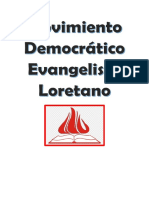 Movimiento Democrático Evangelista Loretano (5° Gratitud)