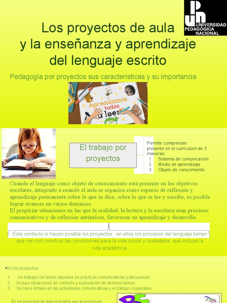 Proyectos de Aula y Aprendizaje del Lenguaje | PDF