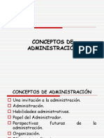 Conceptos de Administración