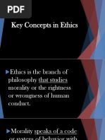 ETHICS Lesson 1 Key Concepts in Ethics