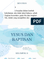 BAPTISAN DAN PANGGILAN