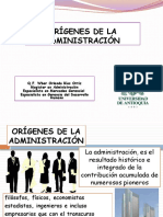 Origen de La Administración