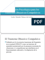 Intervención Psicológica en el Trastorno Obsesivo-Compulsivo