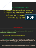 Termodinámica: leyes y conceptos