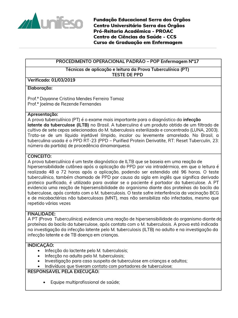Teste de ppd 1 pdf mycobacterium tuberculosis epidemiologia