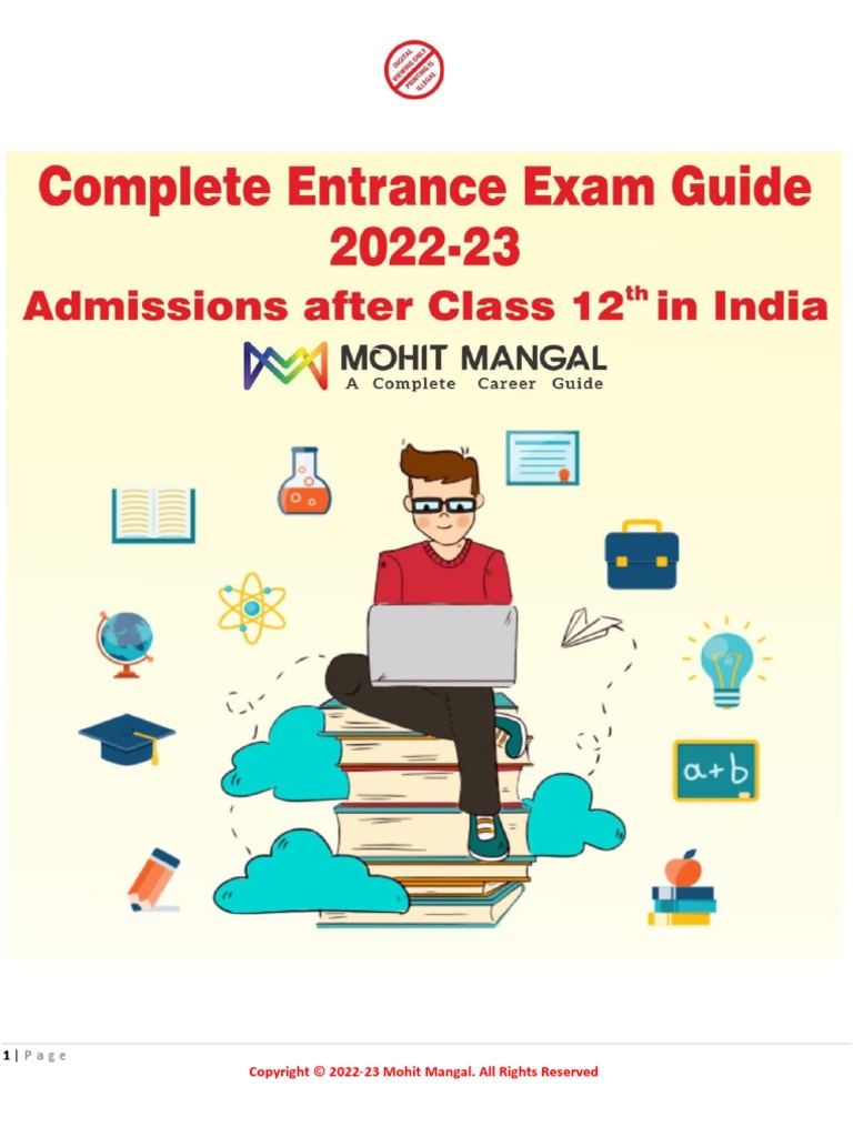 Career _ Entrance Exam Guide PDF University And College Admission