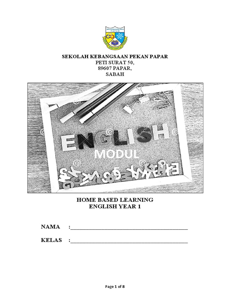 HBL English Year 1 Module 1 PDF English Language Cognition