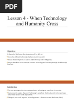 Lesson 4-When Technology and Humanity Cross