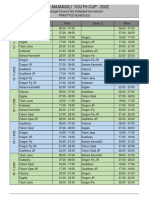 Practice Schedule