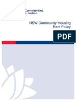 NSW Community Housing Rent Policy