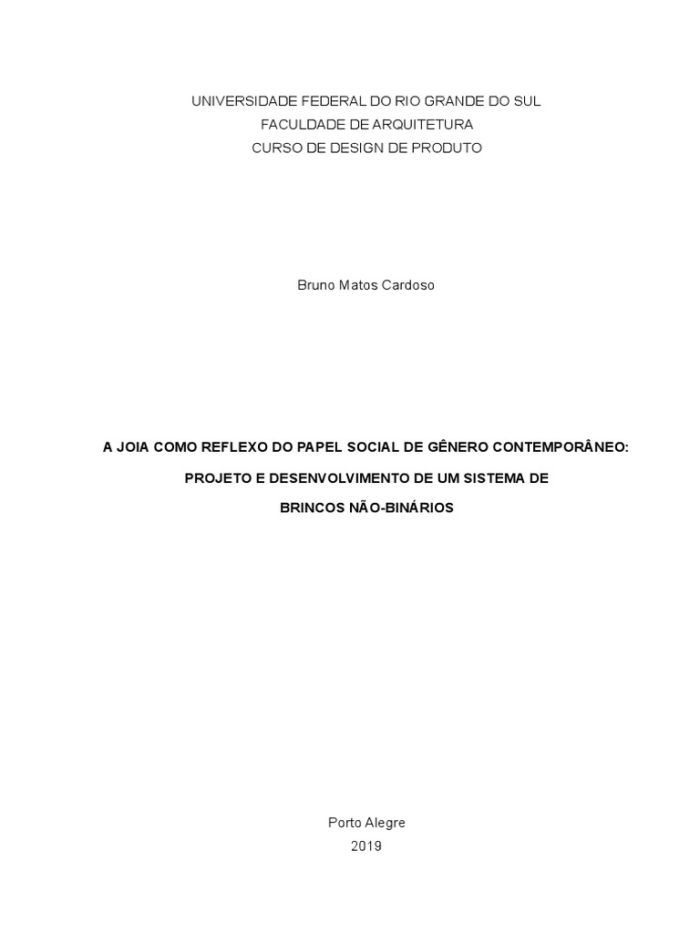 A Joia Como Reflexo Do Papel Social de Genero PDF