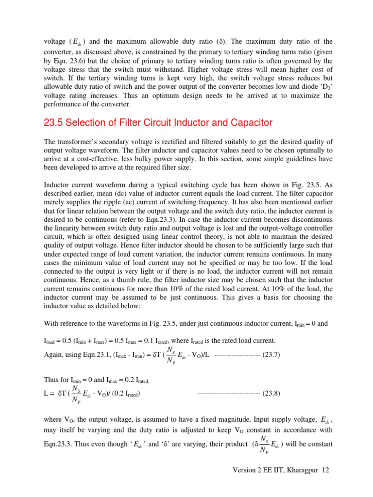 12 L23 (DP) (Pe) ( (Ee) Nptel) PDF Rectifier Manufactured Goods