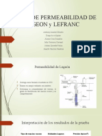 Permeabilidad Lefranc y Lugeon