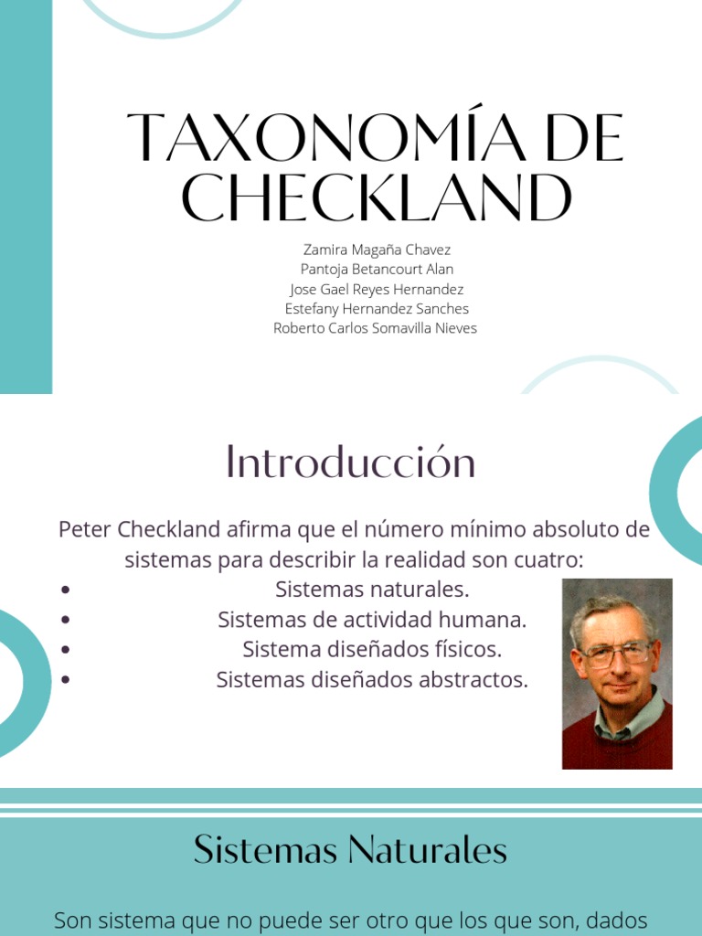 Taxonomía de Checkland: Tipos de Sistemas | PDF | Filosofía | Ciencia y ...