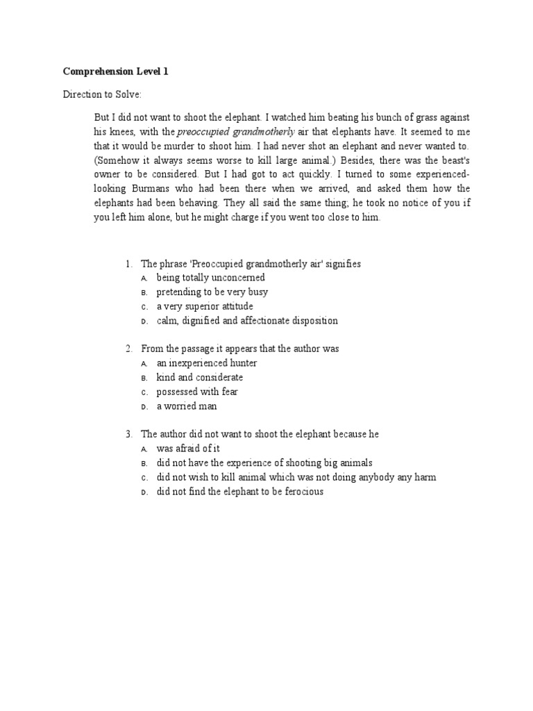 Test 2 Reading Comprehension Pdf