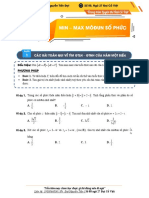 16. Tổng Ôn Min - Max Mô-đun Số Phức