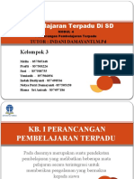 Pembelajaran Terpadu Di SD Kel 3