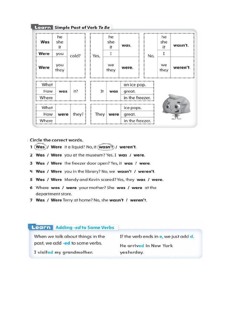 VERBS Past Tenses | PDF