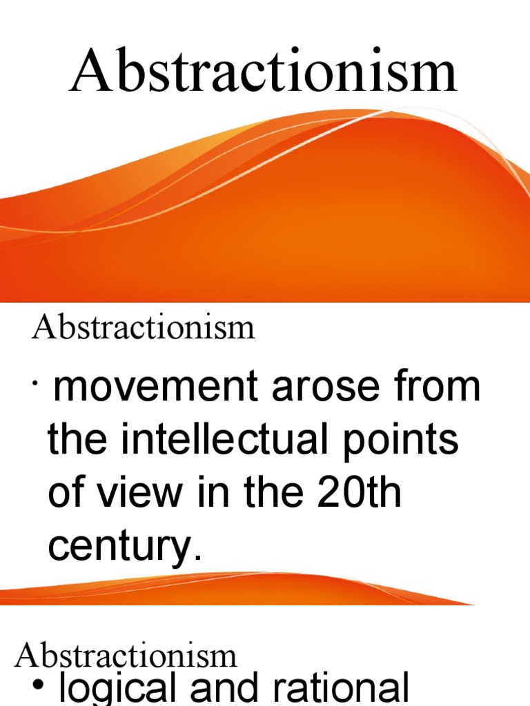 Abstractionism | PDF | Art