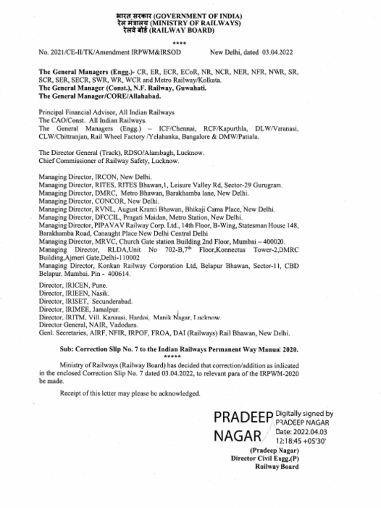 Correction Slip 7 PDF