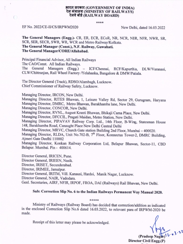 Correction Slip 6 PDF