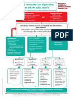 Fluid Resuscitation Algorithm For Adults With Sepsis