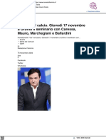 Il VAR Nel Calcio. Giovedì A Urbino Ne Parlano Caressa, Mauro, Marcheggiani e Ballardini - Non Solo Flaminia - It, 15 Novembre 2022