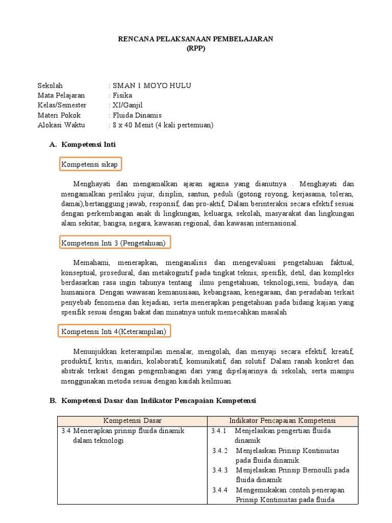 Contoh Soal Fluida Dinamis Fisika XI | PDF