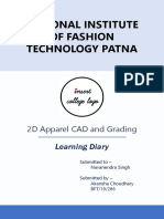 Apparel CAD and Grading Learning Diary