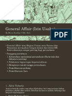 General Affair Izin Usaha PDF