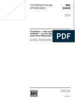 ISO 24442-2011 SPF in Vivo Method